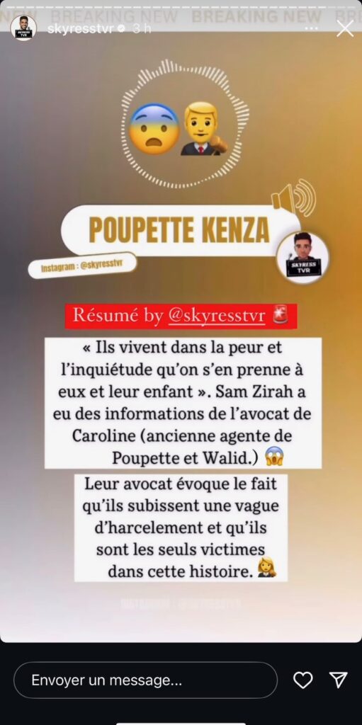 Poupette Kenza incarcérée : l’avocat des victimes balance, “Ils vivent dans la peur...